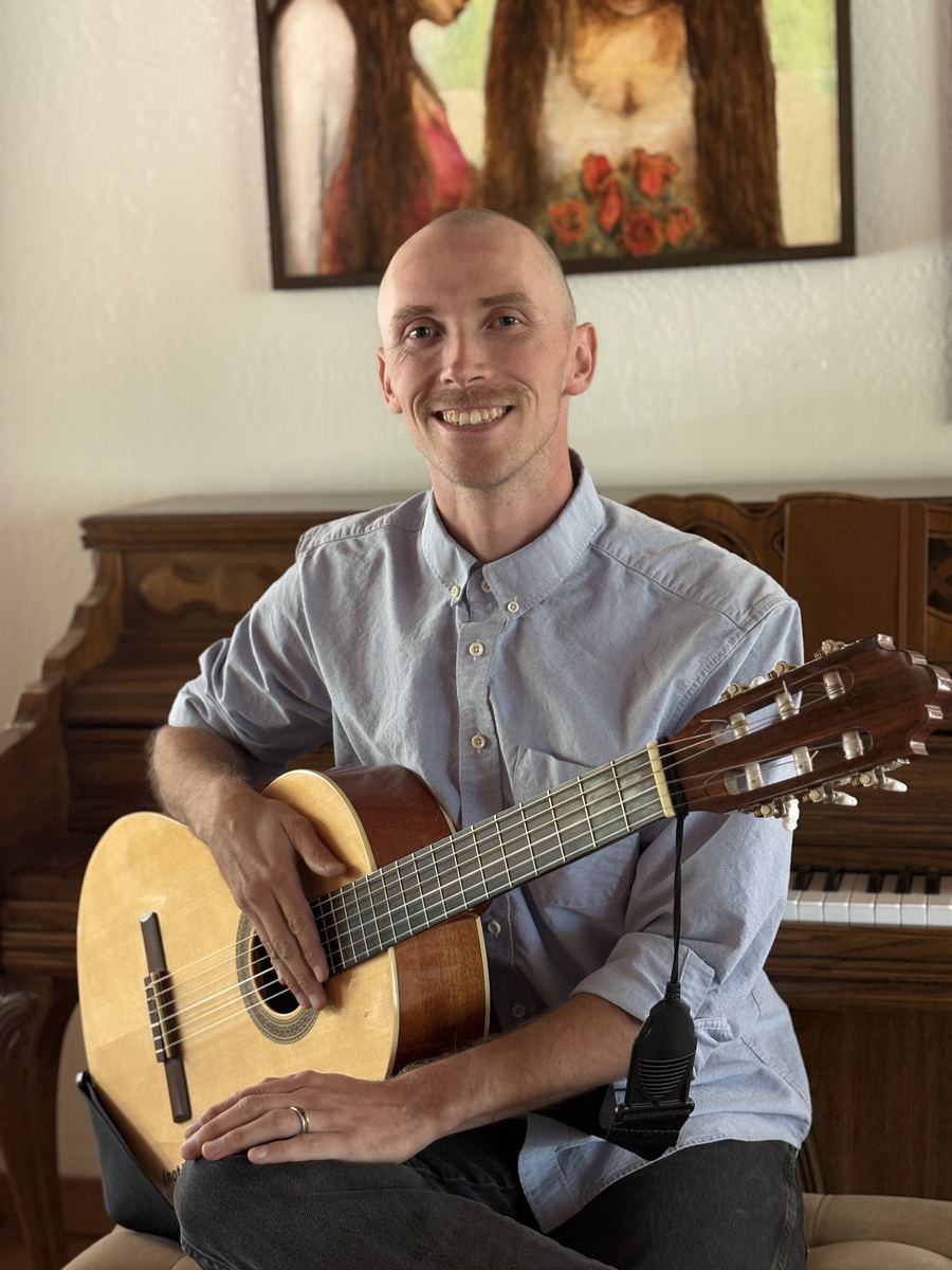 Shane Strong, music teacher at Strong Music Academy in Tuolumne County